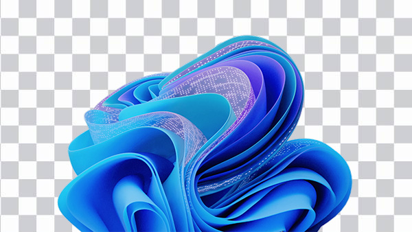 windows 11 bloom wallpaper, computer wallpaper, <br></noscript>blue theme, free png download