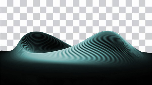 Wave Glow Abstract Green, digital art work, dark, black, <br></noscript> Gteen wallpaper, desktop, HD Wallpaper