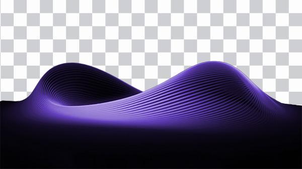 Wave Glow Abstract Purple, digital art work, dark, black, <br></noscript> Purple wallpaper, desktop, HD Wallpaper