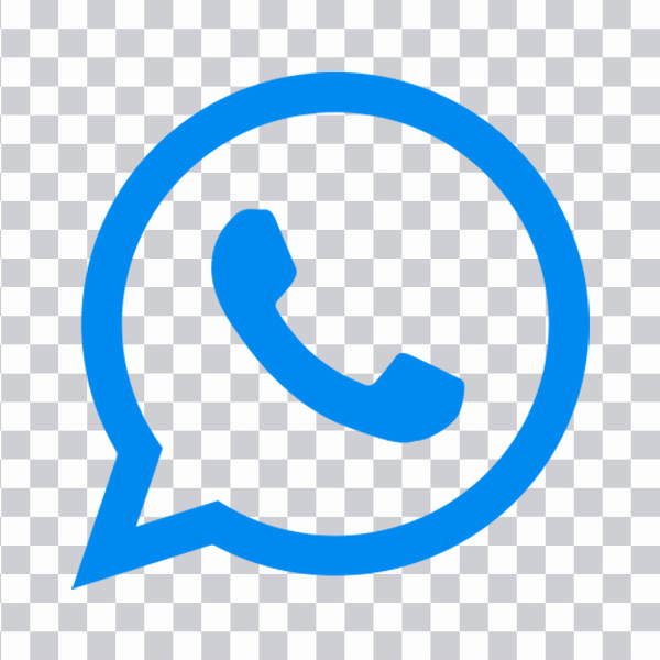WhatsApp  icon, whatsapp, logo, <br></noscript>whatsapp, blue social media icon png