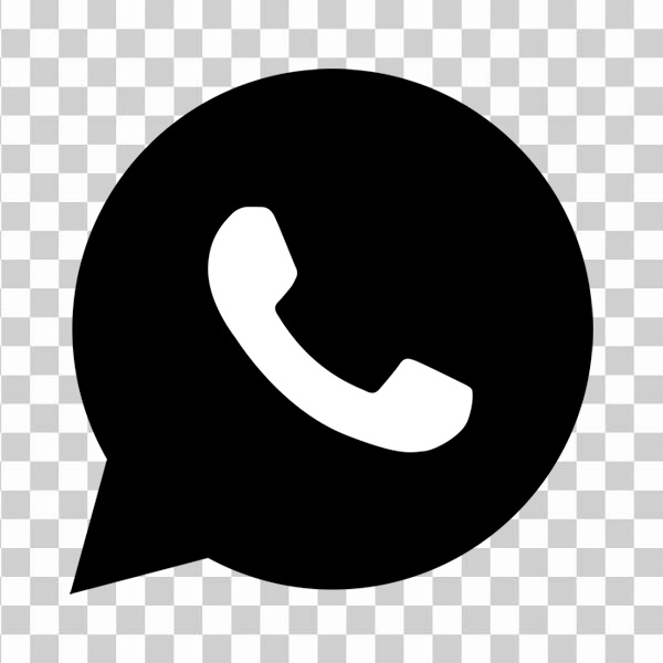 white and black phone logo, WhatsApp <br></noscript>Computer Icons Mobile Phones Logo, <br>black and white, text, silhouette, instant Messaging png