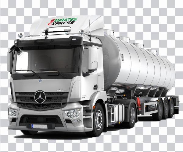 Mercedes-trailer truck Tank truck Mercedes-Benz, car,<br></noscript>Liquid Gas, freight Transport, truck png