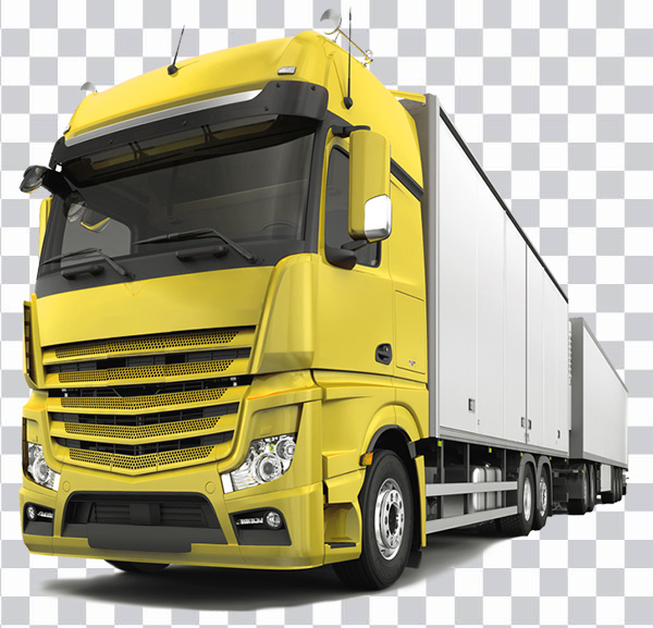Yellow Mercedes-Benz Actros Actros Car Van Truck,<br></noscript> car, freight Transport, mode Of Transport png free