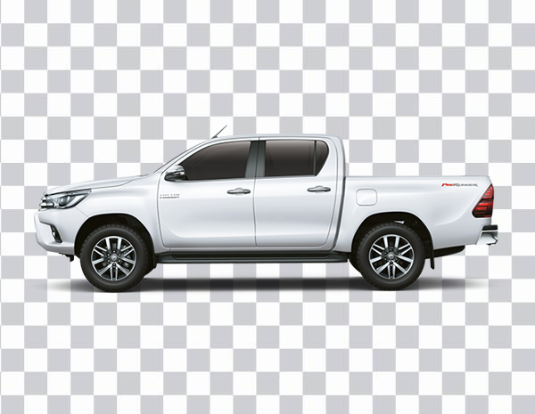 White Toyota Hilux Car 2018 Toyota 4Runner Pickup<br></noscript> truck, toyota, truck, car png free