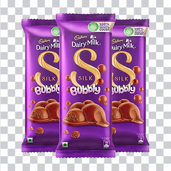 Chocolate bar, Cadbury Dairy Milk Cadbury Dairy<br></noscript> Milk, milk, purple, Silk Bubbly, food png