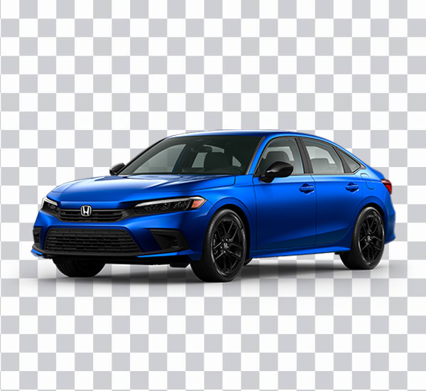 Blue Honda Civic, Sports, Civic 2025, luxury car<br></noscript> black alloys,  luxury sedan, speed, png free