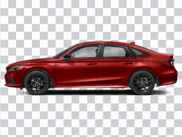 Red Honda Civic, Sports, Civic 2025, luxury car<br></noscript> black alloys,  luxury sedan, speed, png free