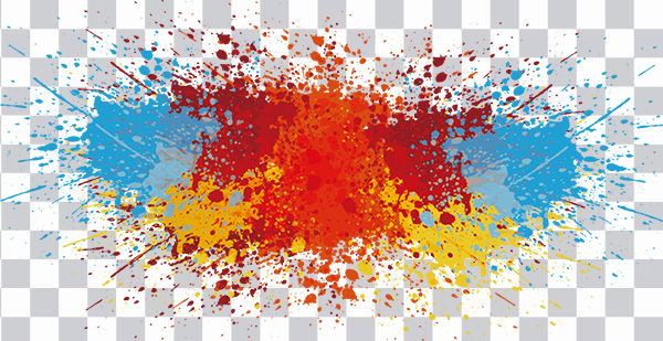 multi color splashes, abstract colorsColor, splash of <br></noscript>paint, abstract  painting, watercolor  Painting, ink png