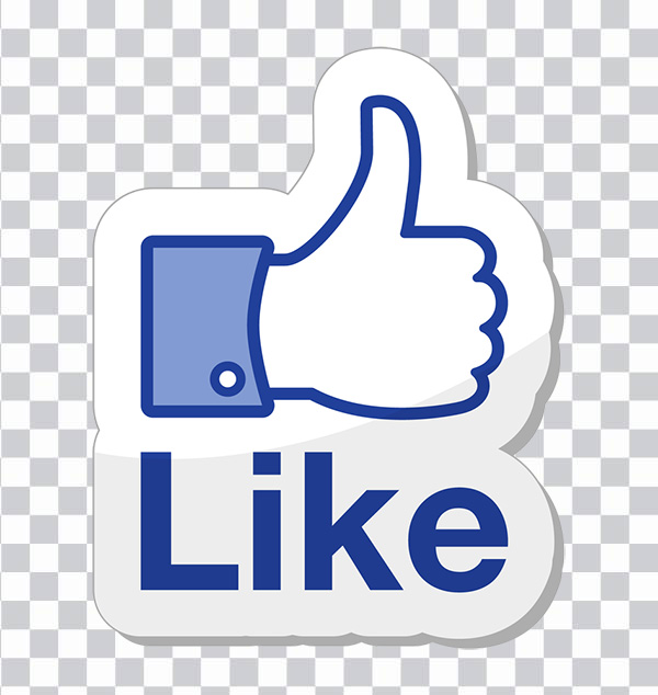 Social media Facebook like button, like, blue, text,<br></noscript> thumbs & like, rectangle png