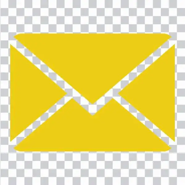 Gmail icon, Email icon, google chrome, yellow, png
