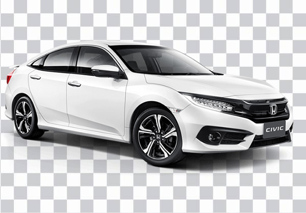 10th generation white Honda Civic sedan, 2018 <br></noscript>Honda Civic, Honda Civic Type R 2017, Honda <br>Civic 2016, Honda white car, compact Car, png