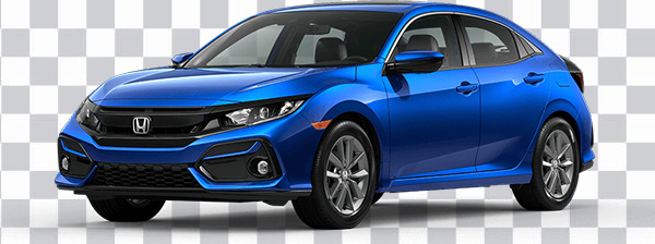 2020 Honda Civic Hatchback Lx, Honda Civic Sedan<br></noscript> Honda Blue, Family Car Free Png Download