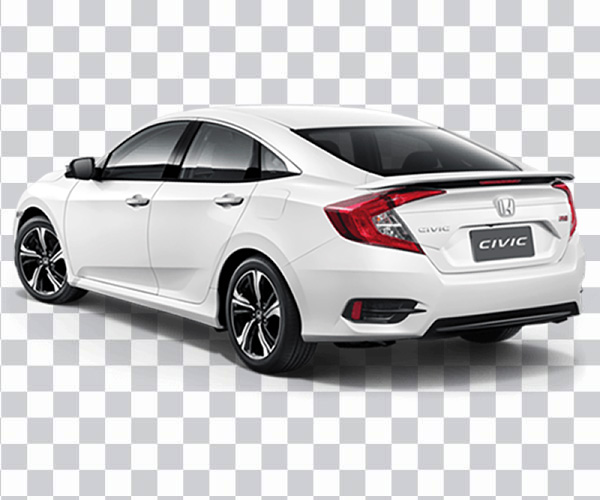 2016  Honda Civic, Car, 2017  Honda Civic, 2018 Honda<br></noscript> Civic,  honda, compact Car,  sedan car, rear view, png free