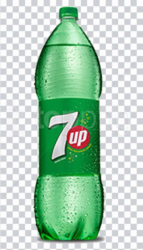 7 Up plastic bottle, Fizzy Drinks Lemon-lime drink <br></noscript>Cola 7 Up, drink, food, plastic Bottle png hd free