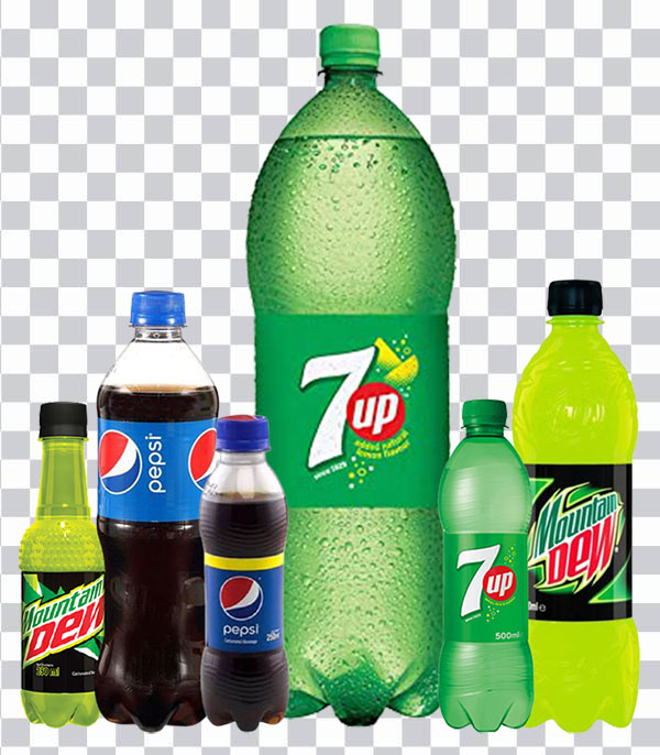 Pepsi, 7 Up, Dew, Soft Drink plastic bottles, 500 ml,<br></noscript> energy drink, cold drinks png free
