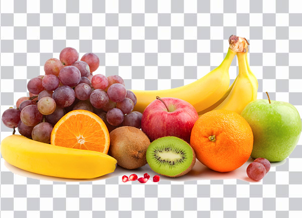Assorted  fruits display, Fruit, Fruit, natural Foods, <br></noscript> apple, pineapple, grapes, banana, png free download