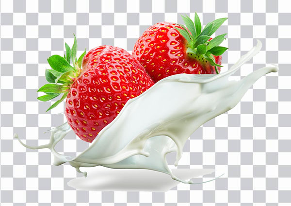 Flavored milk Frutti di bosco Cream Strawberry,<br></noscript> Strawberry Milk, frutti Di Bosco, splash, food png
