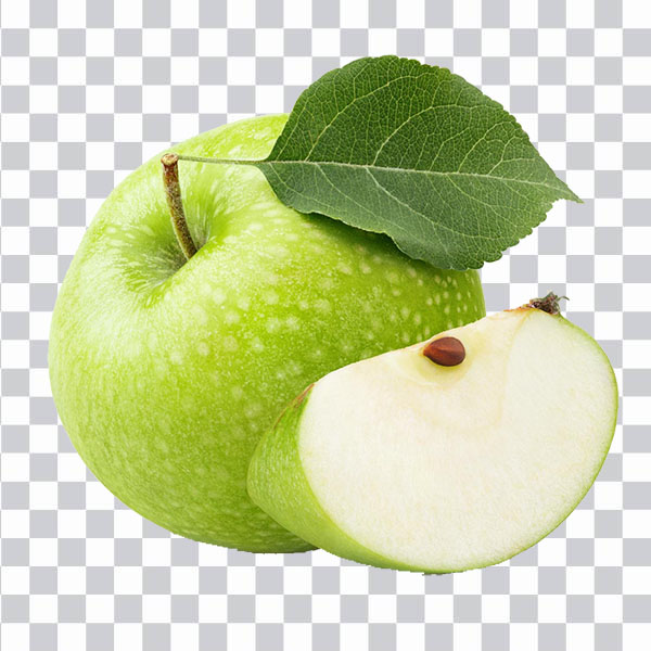 Green Apple, Mela verde, Slice of Apple, apple leaf<br></noscript> apple juice, juice, green, png free