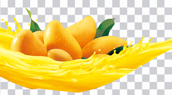 Mango Giallo, Yellow Mango, juice splash, food, <br></noscript>مانجو صفراء, bunch of mangos, png free