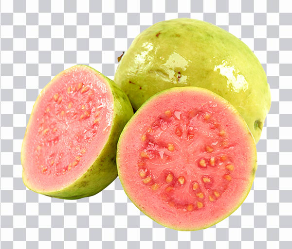 Sliced Guava, Guava affettata, tropical fruits, <br></noscript> natural foods, fruit chaat png