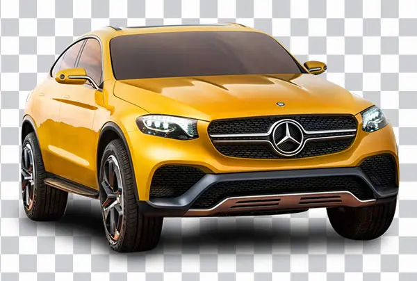 Yellow Mercedes GLC, Family Car, Mid size SUV, <br></noscript> Mercedes-Benz Glc Couppe, M-Class png free