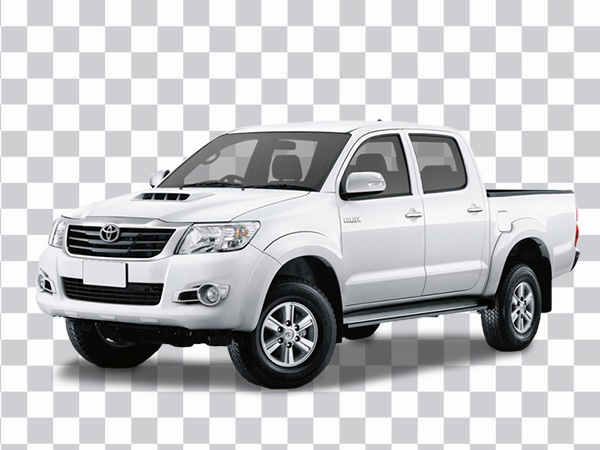 Camion di medie dimensioni, Midsize Truck,<br></noscript> white Toyota Hilux, V6 Engine, Off Roading, png