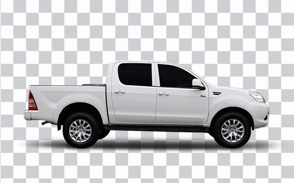 La Toyota Hilux, White Toyota Hilux, truck<br></noscript> vigo champ, revo, toyota pickup truck png free