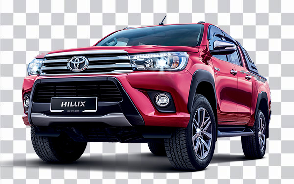 Red Hilux, Toyota 4×4, toyota hilux, vigo, revo, <br></noscript>Toyota Fortuner, pickup truck, png free