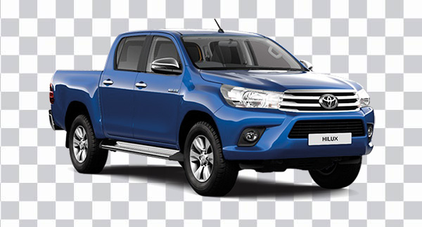 La Toyota Hilux, Blue, Toyota Hilux, Revo, <br></noscript>pickup truck, SUV, Vigo, Off-Roading, png free