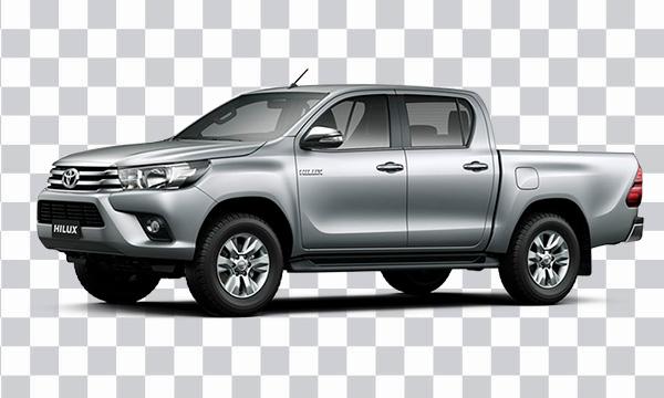 Silver Toyota Hilux, La Toyota Hilux, truck<br></noscript> vigo champ, revo, toyota pickup truck png free