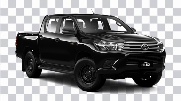 Black Toyota Hilux, La Toyota Hilux, truck<br></noscript> vigo champ, revo, toyota pickup truck png free
