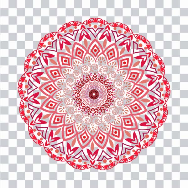 Multi Color Mandala, Coloring book Drawing, red<br></noscript> mandala pattern background, textile,  png