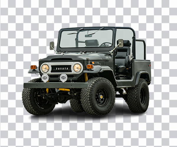 Toyota Jeep FJ40, Toyota Land Cruiser, Jeep, 4×4<br></noscript> Off-Roading, V8 Engine, land cruiser BJ40 png free