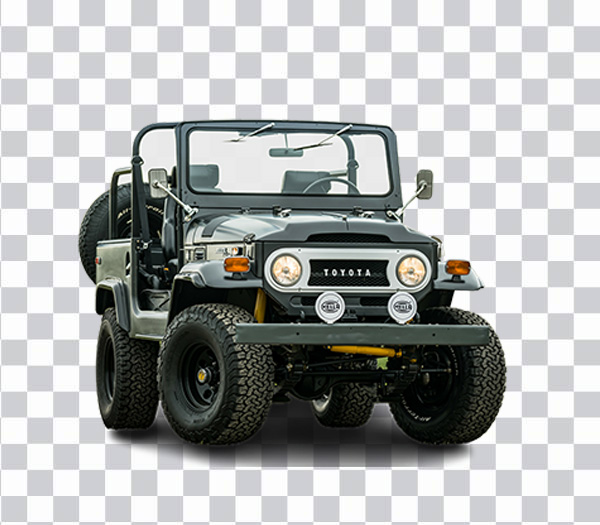 Toyota Jeep FJ40, Toyota Land Cruiser, Jeep, 4×4<br></noscript> Off-Roading, V8 Engine, land cruiser BJ40 png free