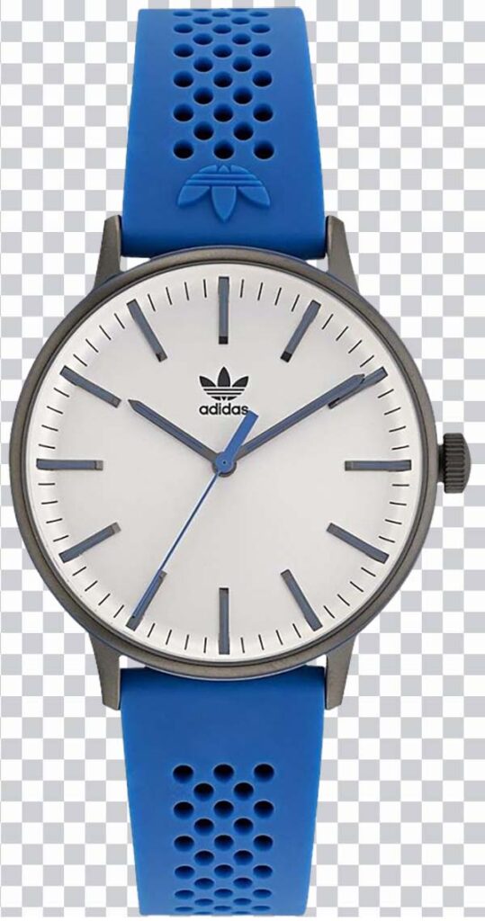 Adidas Watch, sports watch, analog watch, men’s <br></noscript>watches, blue strap,  png free
