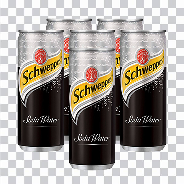 Schweppes Soda Can png, Schweppes 300 ml can,<br></noscript> carbonated water, lemonade sprite Schweppes png free