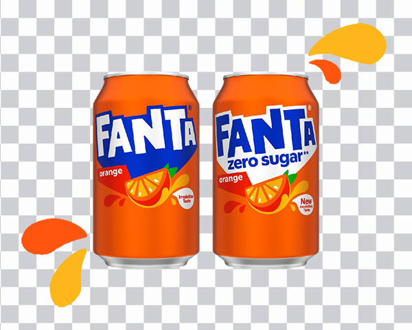 Fanta Orange soda can illustration, Fizzy Drinks, Fanta Orange<br> soft drink, fanta, orange, Fanta Can png free